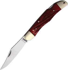 MR582.jpg Marbles Folding Hunter Red Bone Lockback Pocket Knife 5.25"