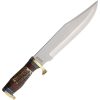 Marbles Stag Bowie 10" Fixed Blade Knife Stag Handle Sheath