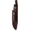 Marbles Hunter Fixed Blade - Stacked Leather Handle