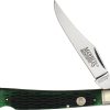 MR632.jpg Marbles One Blade Hunter Green Bone Folding Knife 5.25"