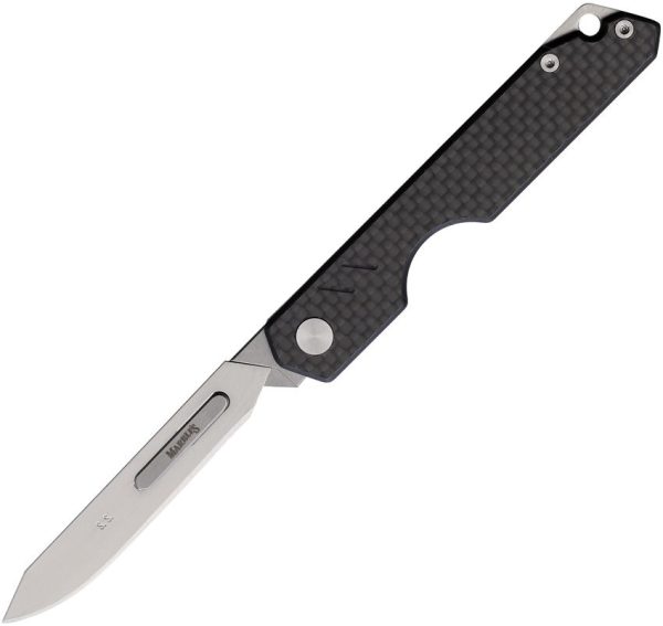 MR635.jpg Marbles Razor Folder CF/G10 Folding Knife 2.63" Blade