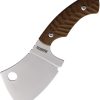 MR637.jpg Marbles Chopper Brown Micarta - D2 Fixed Blade