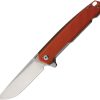 Marbles Linerlock A/O Orange G10 - D2 Tanto