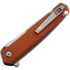 Marbles Linerlock A/O Orange G10 - D2 Tanto