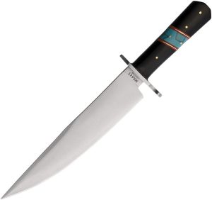 Marbles Bowie Turquoise Fixed Blade Knife 10" Satin Stainless