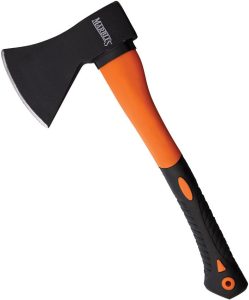 Marbles German Style Axe 15.5 inches - Black EN-9 Steel