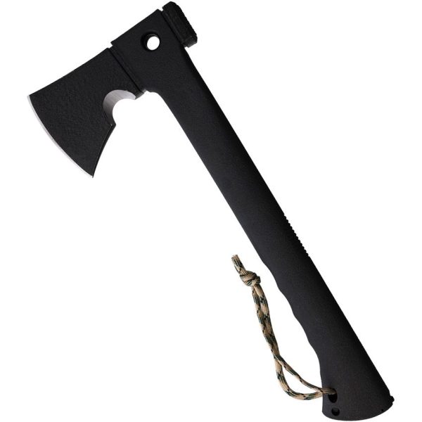 Marbles Camp Axe 14" Fixed Blade Black Synthetic Sheath Ferro Rod