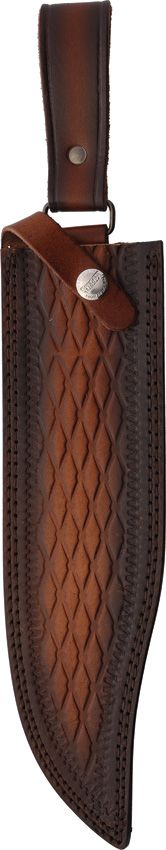 Marbles 11.5" Stainless Bowie Fixed Blade Knife w/ Leather Sheath