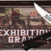 Marbles Lockback Folding Knife Brown Checkered Bone 3.88"
