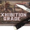 Marbles Swing Guard Folding Knife Brown Checkered Bone 4.25"