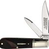 MR684.jpg Marbles Barlow Brown Checkered Bone Folding Knife 3.5"