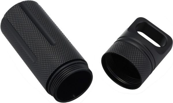 MR687_add_02.jpg Marbles Water Proof Survival Capsule Black Aluminum