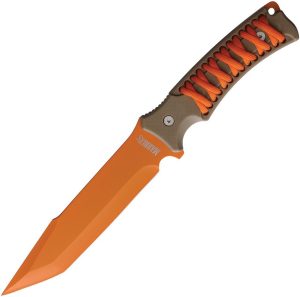 Marbles Fixed Blade Orange Tanto 6.75 inches Stainless