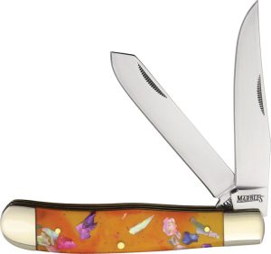 MR717.jpg Marbles Trapper Confetti Folding Knife 4.13" Closed