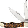 Marbles Folding Hunter Stainless Blades Imitation Tortoise Shell