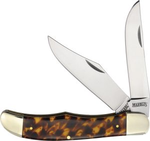 MR720.jpg Marbles Folding Hunter Stainless Blades Imitation Tortoise Shell