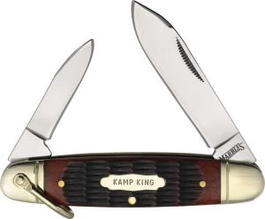 Marbles 2 Blade Folding Knife Brown Bone 3.5 Closed