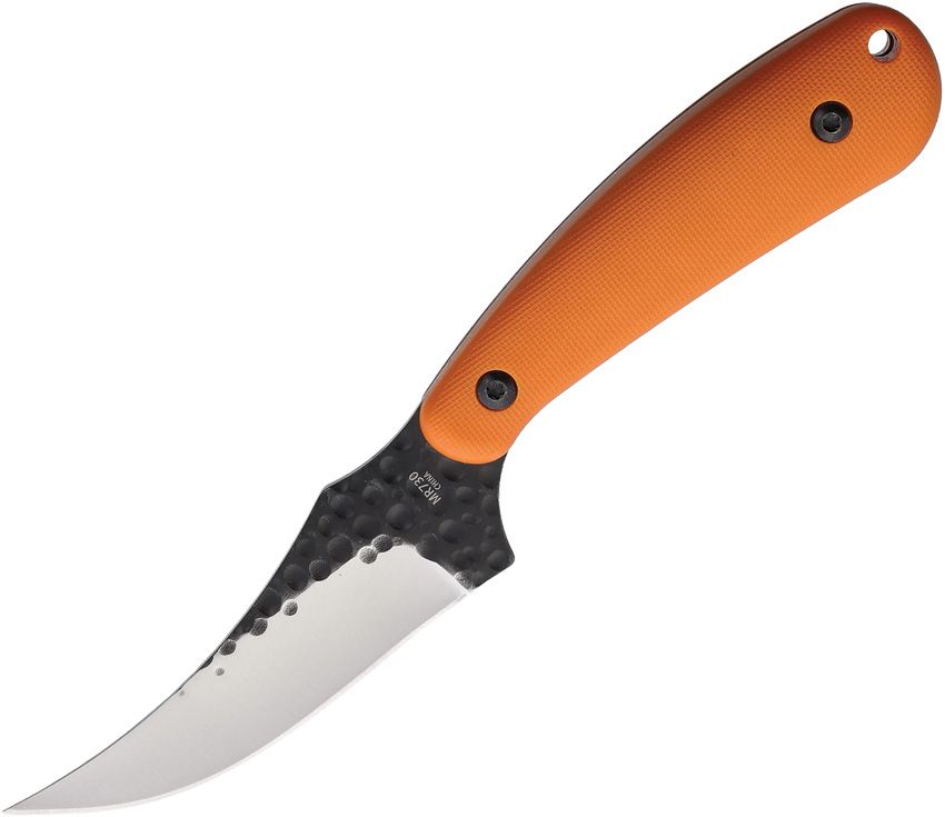 Marbles 3.25" Stainless Skinner Fixed Blade Knife Orange Handle with Sheath