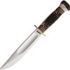Marbles Ideal Stage Fixed Blade Stag Handle Knife 6" Satin
