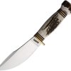 Marbles Woodcraft Fixed Blade 4.25" Stag Handle Hunting Knife