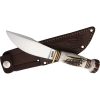 Marbles Woodcraft Fixed Blade 4.25" Stag Handle Hunting Knife