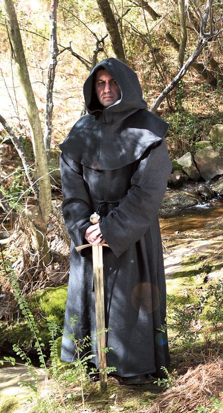 Windlass Monk's Robe Heavy Cotton - Black