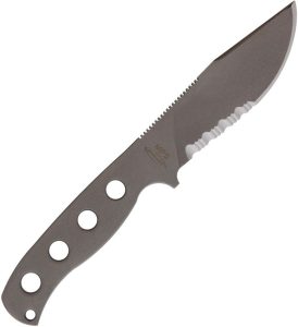 Mission MPS-Ti Titanium Fixed Blade - 5 inch Serrated