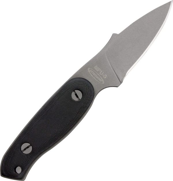 Mission MPU-A2 Black G10 Fixed Blade - 3 inch