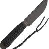 Mission CSP A2 Black Cord Wrap Fixed Blade