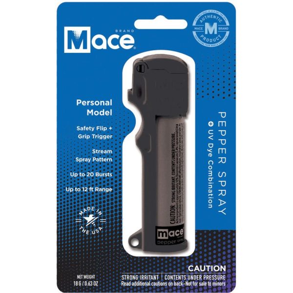 Mace Personal Pepper Spray Black - Keychain Compact