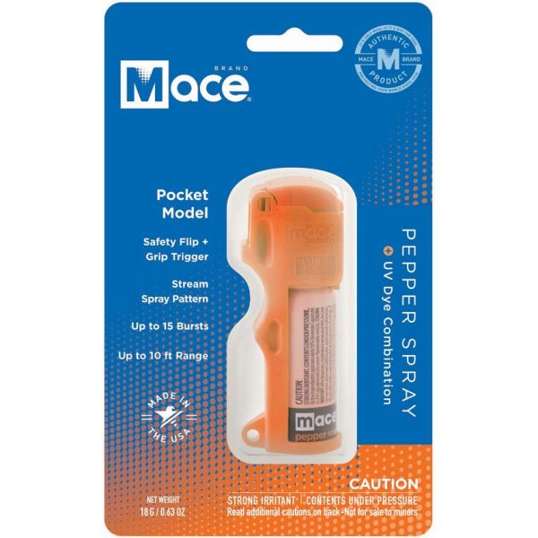 Mace Pocket Model Pepper Spray Orange - 10% OC