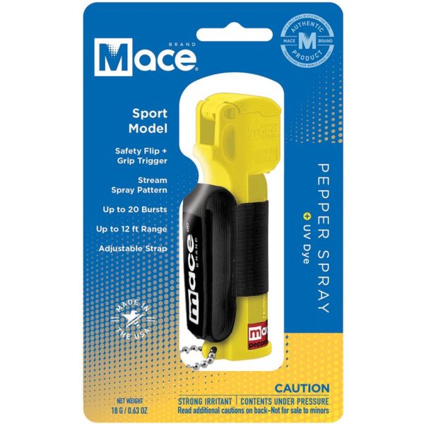 MSI80769_add_01.jpg Mace Sport Model Pepper Spray - Yellow 4.25 inches