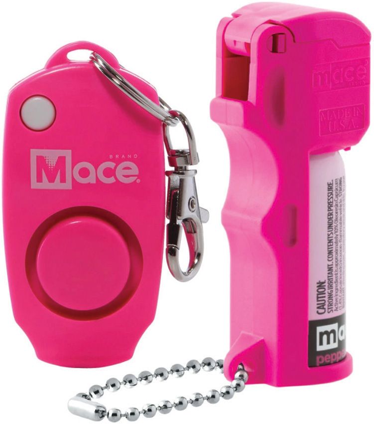 Mace Pocket Model Pepper Spray and Alarm Combo Pink