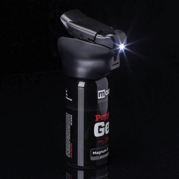 Mace Night Defender Pepper Gel - 4.75 inches LED Light