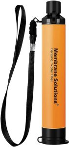 MSLOESF017.jpg Membrane Solutions Water Filter Straw Orange - 0.1 Micron