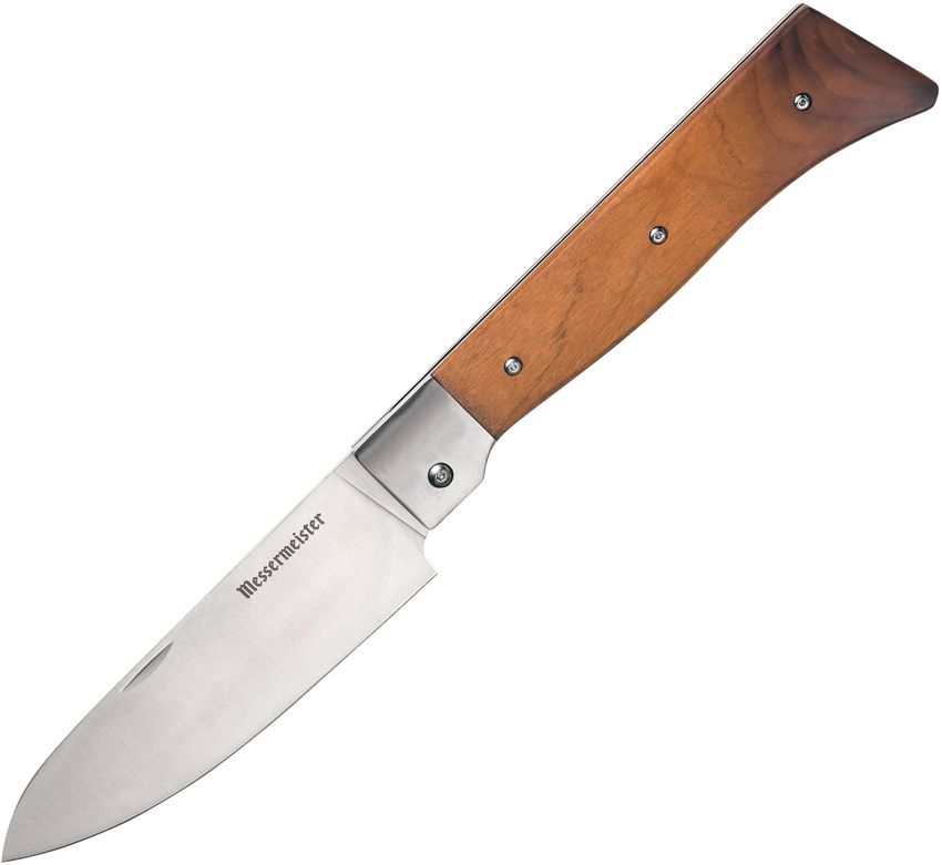 Messermeister Adventure Linerlock Chef Knife 6" Blade Carbonized Maple