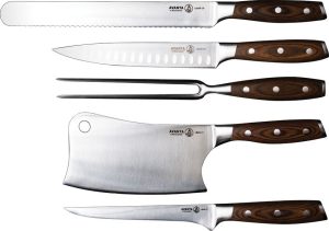 Messermeister Avanta 6 Piece Knife Set Brown