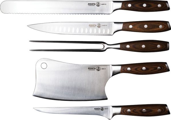 Messermeister Avanta 6 Piece Knife Set Brown
