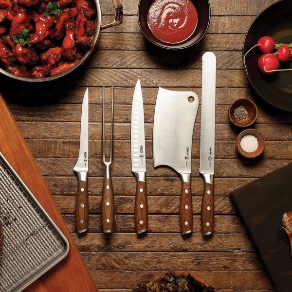 Messermeister Avanta 6 Piece Knife Set Brown
