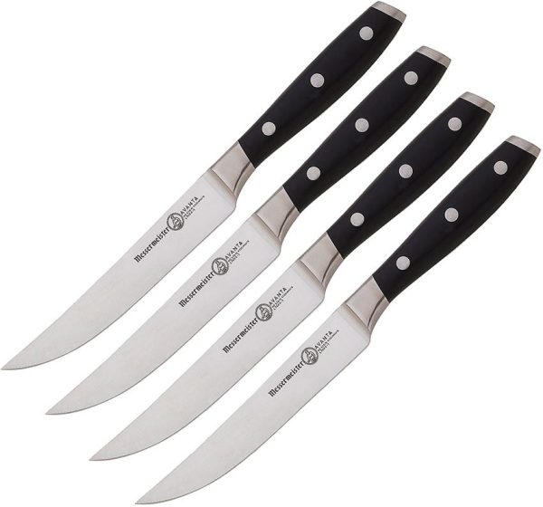 Messermeister Avanta Steak Knives Black POM Set