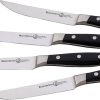 Messermeister Avanta Steak Knives Black POM Set