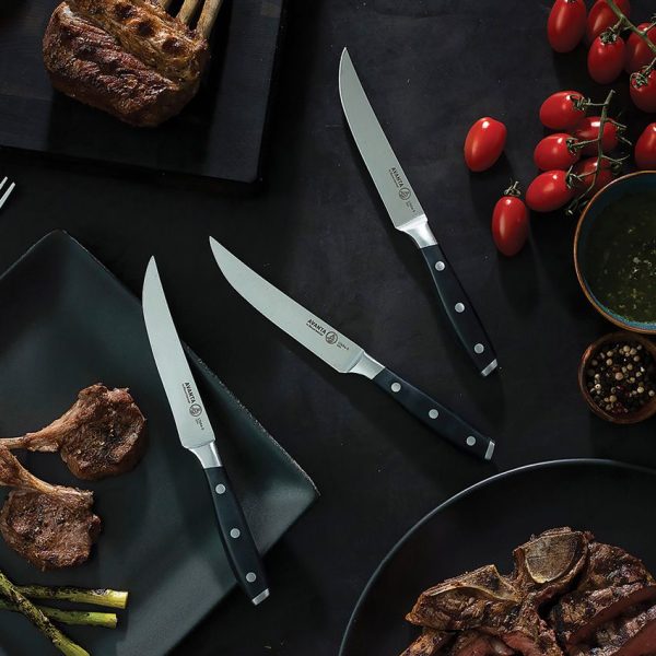 Messermeister Avanta Steak Knives Black POM Set