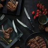 Messermeister Avanta Steak Knives Black POM Set