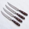 Messermeister Avanta Steak Knives Brown Pakkawood