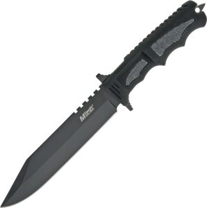 MTech Tactical Fighting Knife - Black 440 Stainless