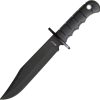 MTech Bowie Fixed Blade - Black 440 Stainless 14in