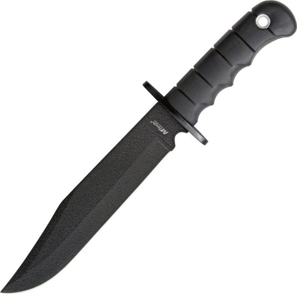 MTech Bowie Fixed Blade - Black 440 Stainless 14in