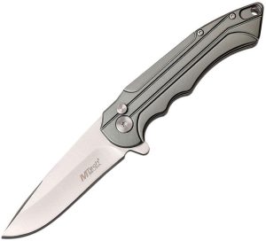 MTech Button Lock Gray - Aluminum 4.5 inches
