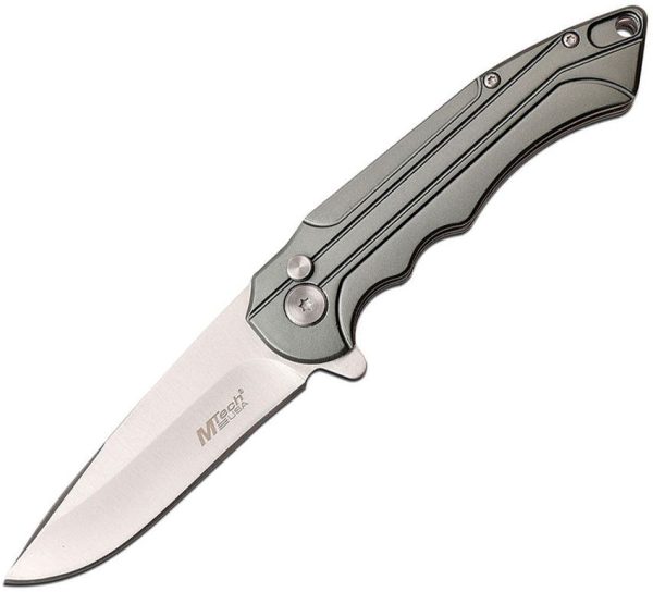MT1022GY.jpg MTech Button Lock Gray - Aluminum 4.5 inches