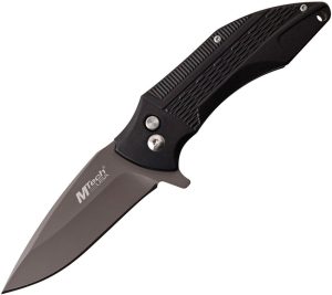 MTech Button Lock Black Ti-Coated Folding Knife